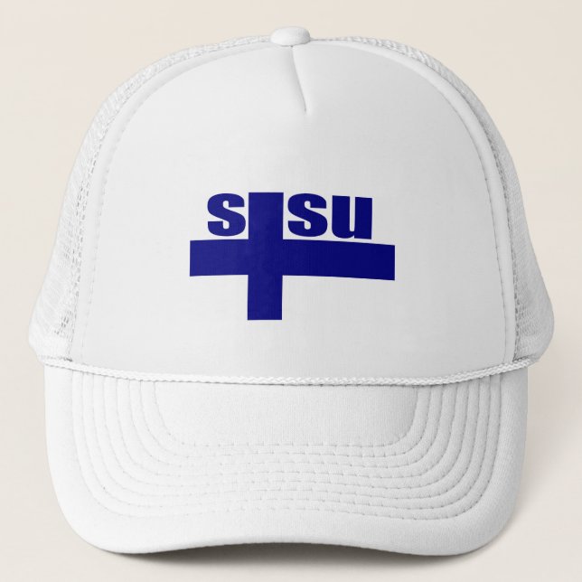 Casquette Drapeau finlandais de Sisu (Devant)
