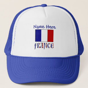 Casquette Drapeau Français Bleu Chapeau de camion personnali