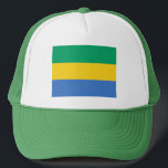 Casquette Drapeau Gabon<br><div class="desc">Drapeau patriotique du Gabon.</div>