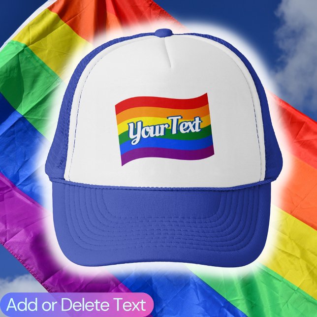 Casquette Drapeau gay pride Drapeau arc-en-ciel Drapeau LGBT (Créateur téléchargé)