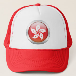 Casquette Drapeau "globe " de Hong Kong