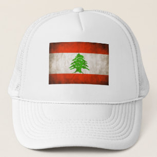 Casquette Drapeau Grungy Lebanon