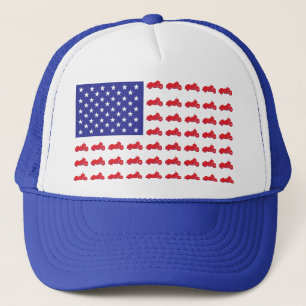 Casquette Drapeau HOG-Rouge-Blanc-Bleu