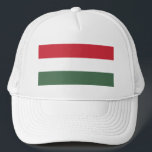 Casquette Drapeau Hongrie<br><div class="desc">Drapeau patriotique de Hongrie.</div>