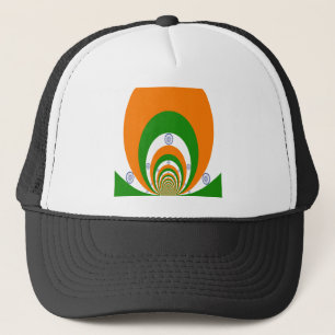 Casquette Drapeau indien Kaleidoscope : Unité et patriotisme