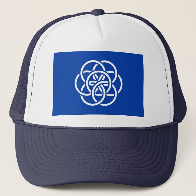 Casquette Drapeau international de la planète Terre (Devant)