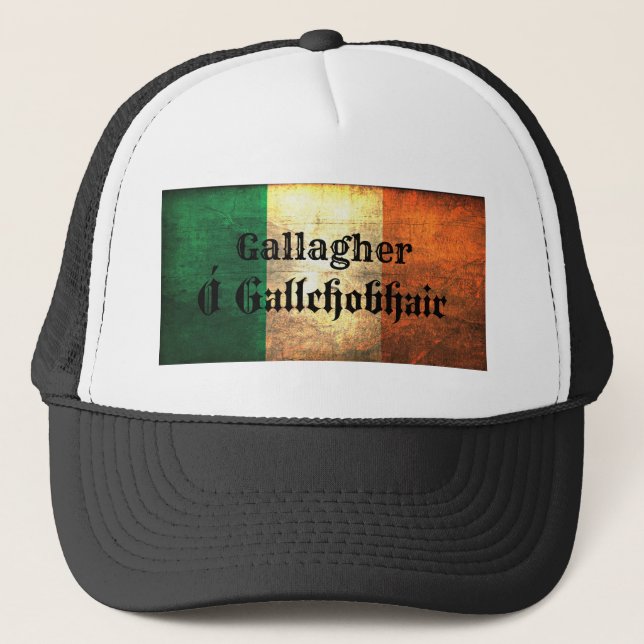 Casquette Drapeau irlandais Gallagher (Devant)