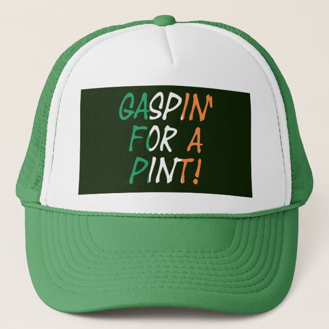 Casquette Drapeau irlandais Gaspin Pour une incrustation de  (Devant)