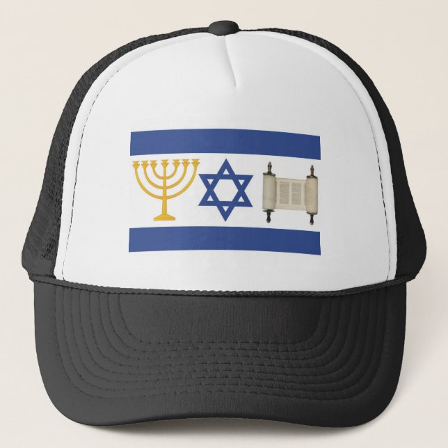 Casquette Drapeau Israël (Devant)