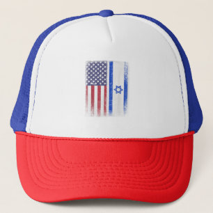 Casquette Drapeau Israélo-Américain Israël États-Unis Racine