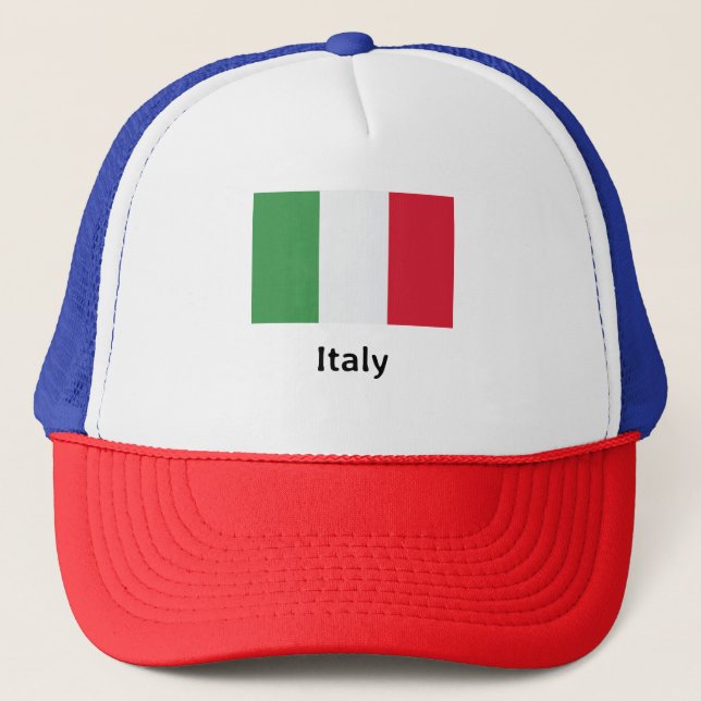 Casquette Drapeau Italie (Devant)