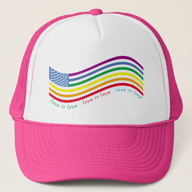 Casquette Drapeau LGBT (Devant)