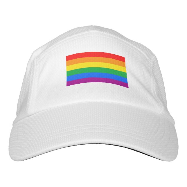 Casquette Drapeau LGBT Pride / Drapeau Rainbow (Devant)