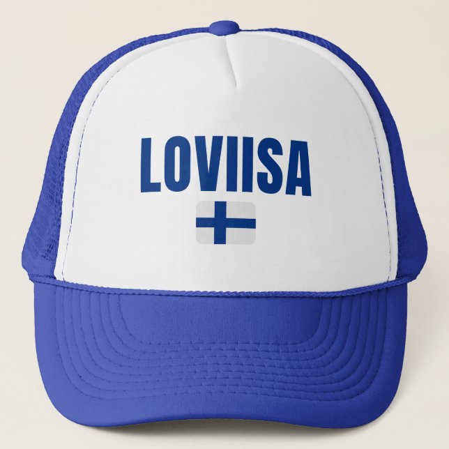 Casquette Drapeau LOVIISA Finlande (Devant)