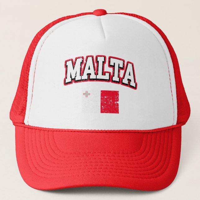 Casquette Drapeau Malte (Devant)