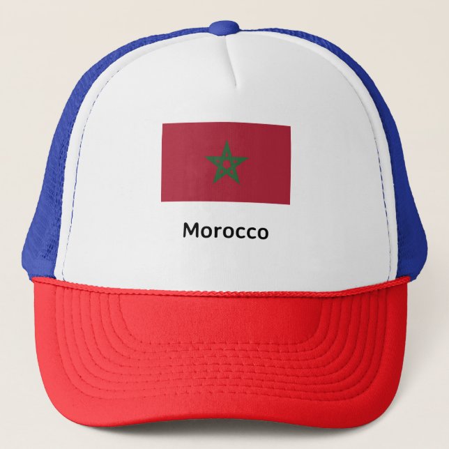 Casquette Drapeau Maroc (Devant)