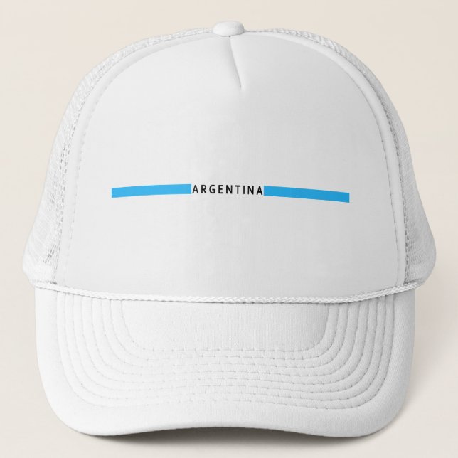 Casquette Drapeau minimaliste argentin (Devant)