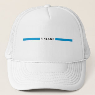Casquette drapeau minimaliste finlandais