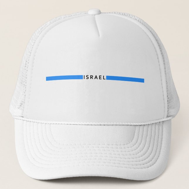 Casquette Drapeau minimaliste israélien (Devant)