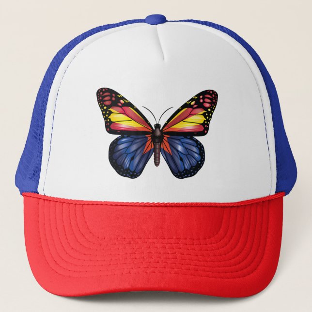 Casquette Drapeau monarque du papillon de l'Arizona (Devant)