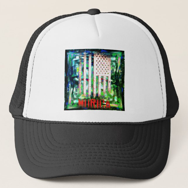 Casquette Drapeau Murica USA (Devant)