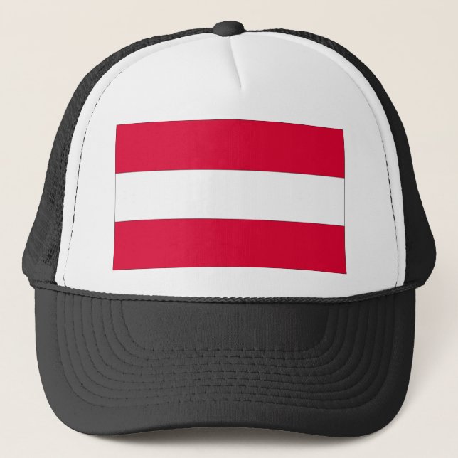 Casquette Drapeau national autrichien (Devant)