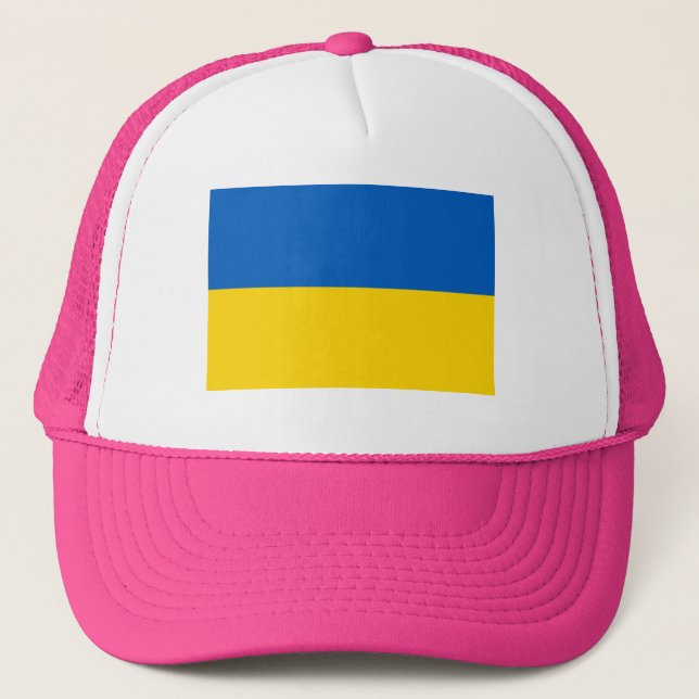 Casquette Drapeau national PINK Ukraine (Devant)