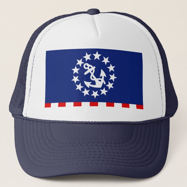 Casquette Drapeau nautical américain du yacht (Devant)