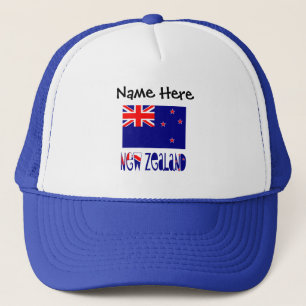 Casquette Drapeau Néo-Zélandais Néo-Zélandais Personnalisé N