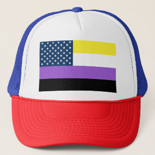 Casquette Drapeau non binaire Patriotic USA