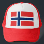Casquette Drapeau norvégien<br><div class="desc">Drapeau norvégien</div>