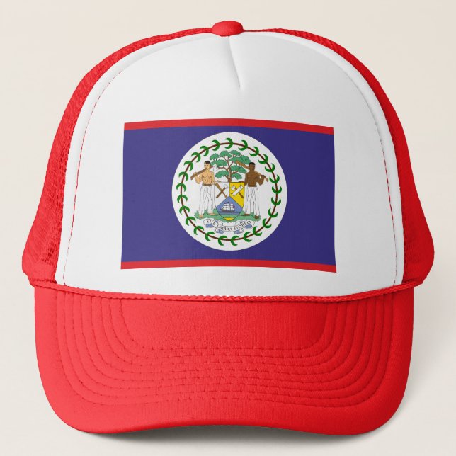 Casquette Drapeau officiel de Belize (Devant)