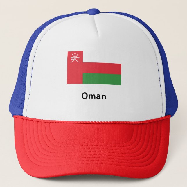 Casquette Drapeau Oman (Devant)