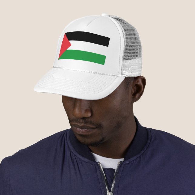 CASQUETTE DRAPEAU PALESTINE PALESTINE LIBRE (En situation)
