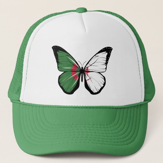 Casquette Drapeau papillon d'Algérie (Devant)