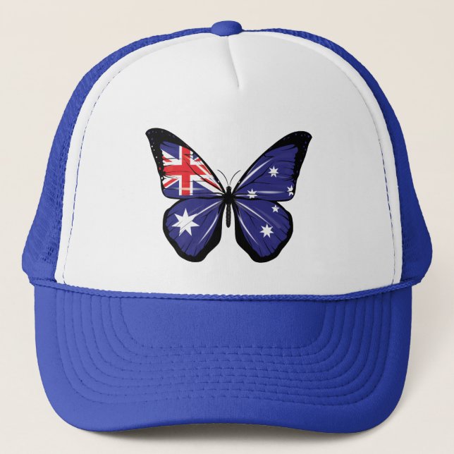 Casquette Drapeau papillon d'Australie (Devant)