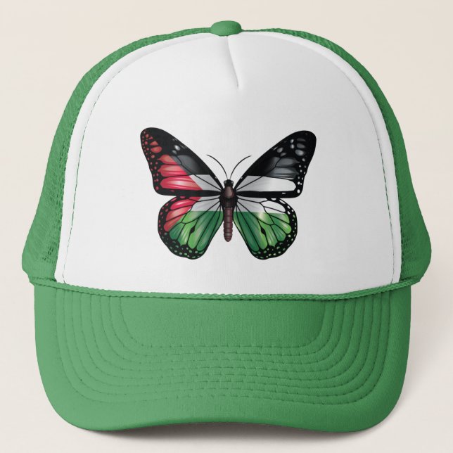 Casquette Drapeau papillon de Palestine (Devant)