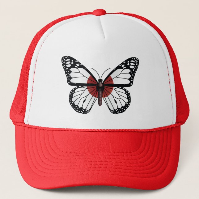 Casquette Drapeau papillon du Japon (Devant)