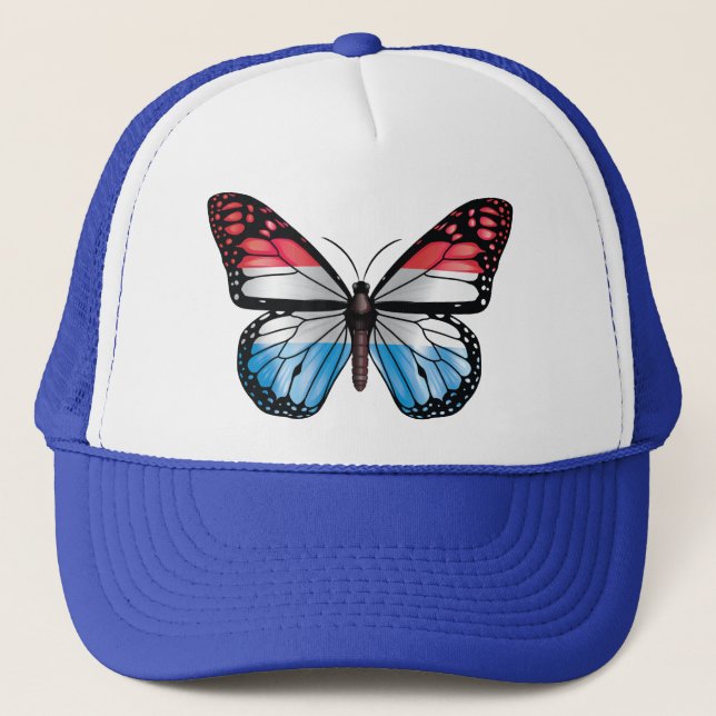 Casquette Drapeau papillon du Luxembourg (Devant)