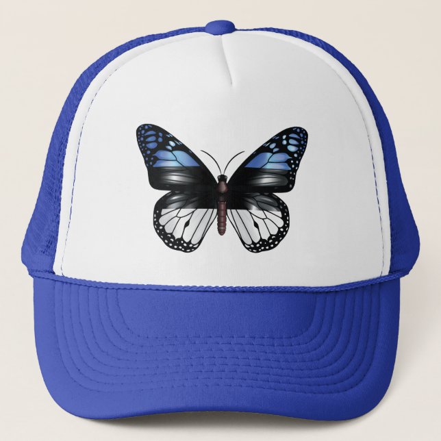 Casquette Drapeau papillon estonien (Devant)