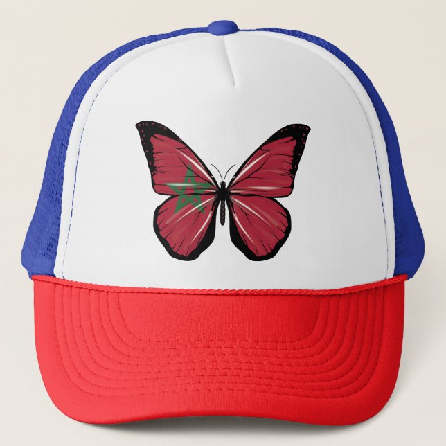 Casquette Drapeau papillon marocain (Devant)