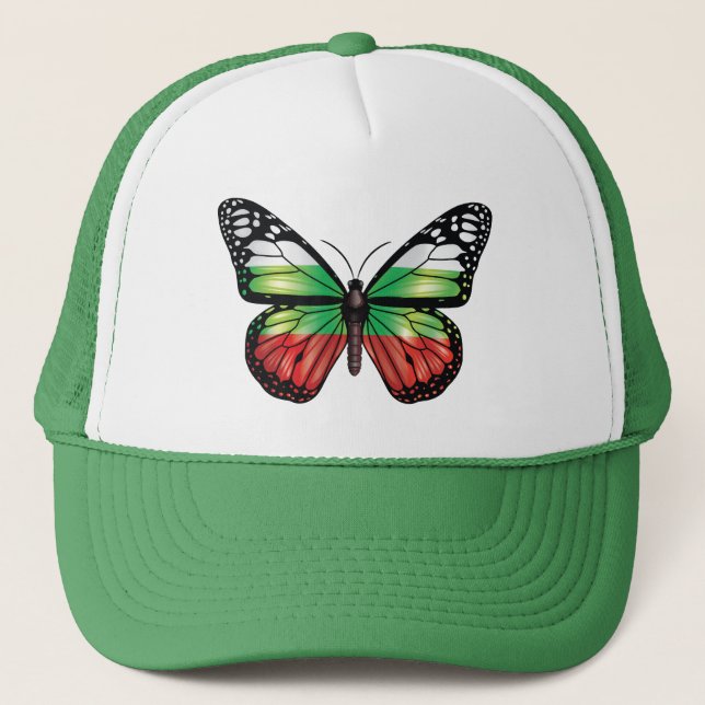 Casquette Drapeau papillon monarque de Bulgarie (Devant)