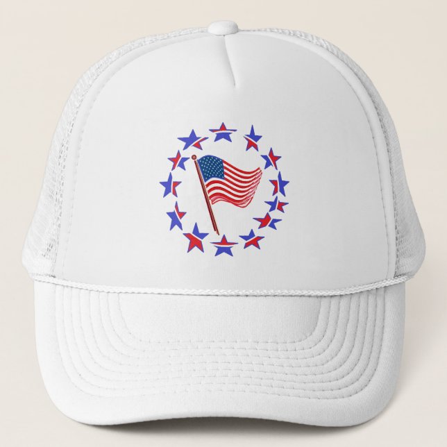 Casquette Drapeau patriotique américain (Devant)