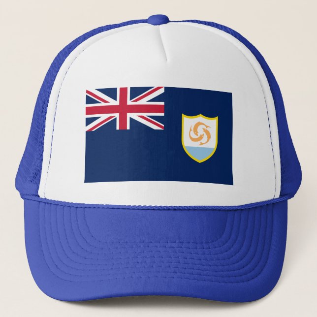 Casquette Drapeau patriotique d'Anguilla (Devant)