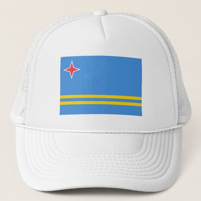 Casquette Drapeau patriotique d'Aruba (Devant)