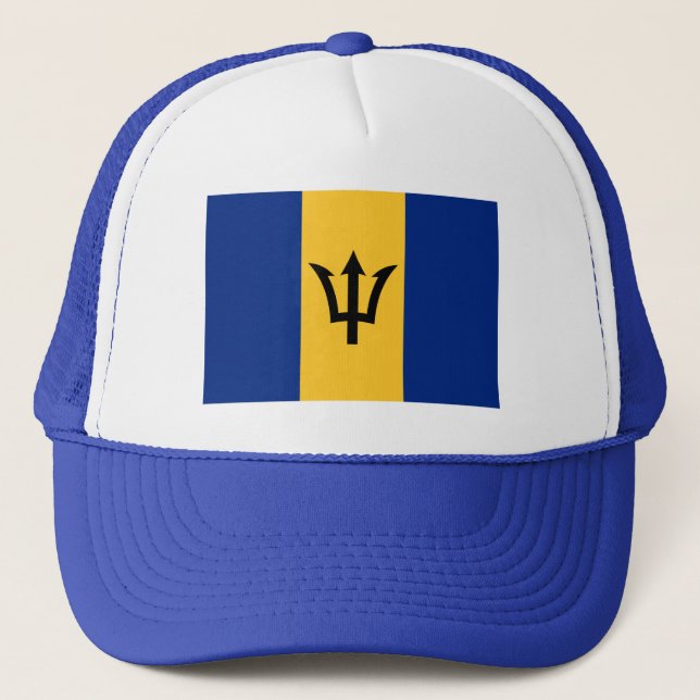 Casquette Drapeau patriotique de la Barbade (Devant)