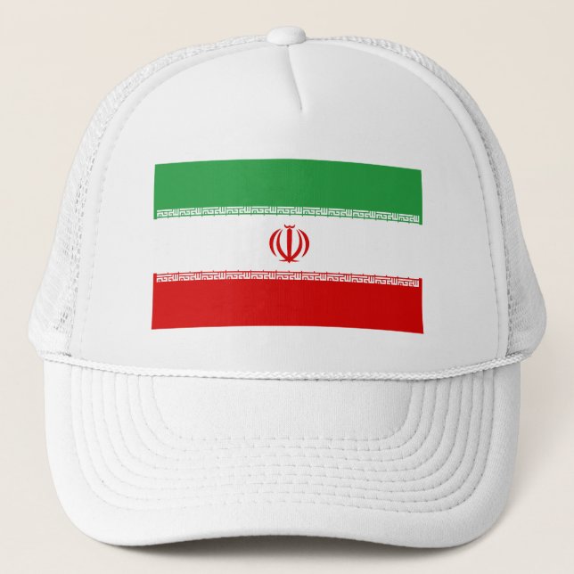 Casquette Drapeau patriotique d'Iran (Devant)