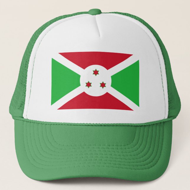 Casquette Drapeau patriotique du Burundi (Devant)