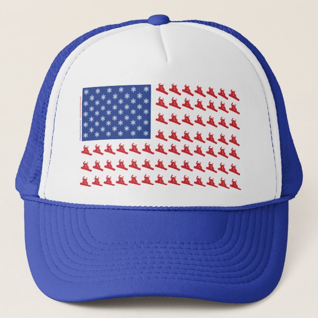 Casquette Drapeau Patriotique-États-Unis (Devant)