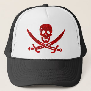 Casquette Drapeau Pirate Skull and Swords